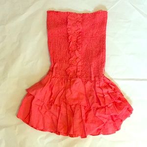 Strapless Summer dress stretchy
